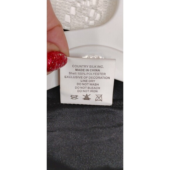 Country Silk Hooded Cape Black Adult One Size Fits All Costume Halloween Cosplay - Picture 5 of 16